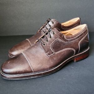 Johnson And Murphy Brown Leather Dress Shoes Size 11